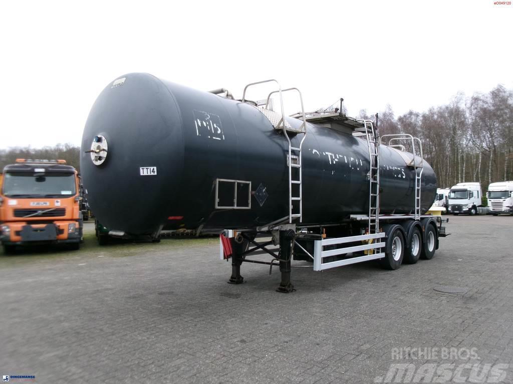 Magyar Chemical tank inox 37.4 m3 / 1 comp / ADR 30/11/20 Tanktrailer