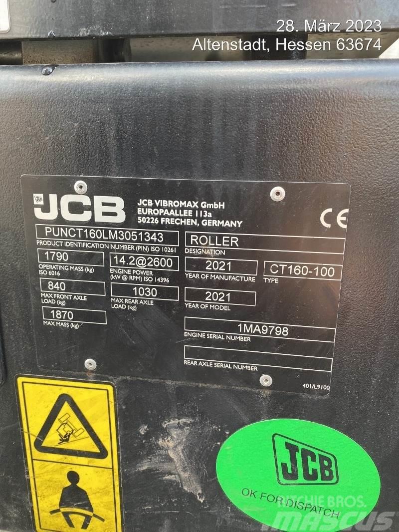 JCB CT160-100 Vältar