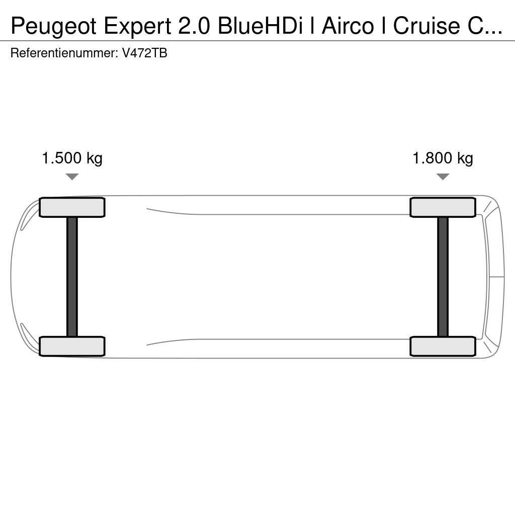 Peugeot Expert 2.0 BlueHDi l Airco l Cruise Control l Trek Lätta lastbilar