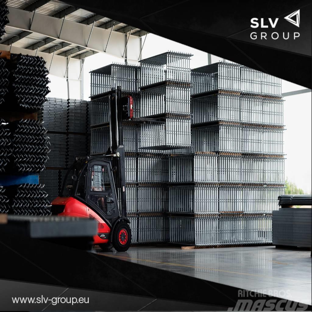  SLV GROUP 500 m2 Gerüst Fassadengerüst Stahl Byggställningar