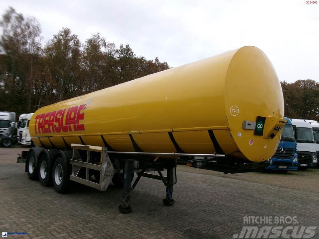  Crane Fruehauf Food (beer) tank inox 30 m3 / 2 com Tanktrailer