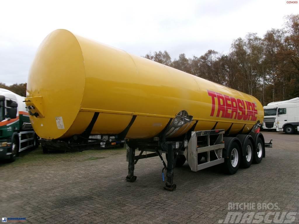  Crane Fruehauf Food (beer) tank inox 30 m3 / 2 com Tanktrailer