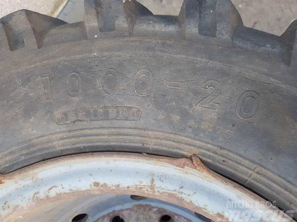 Furukawa W725LS-10.00-20-Tire/Reifen/Band Däck, hjul och fälgar