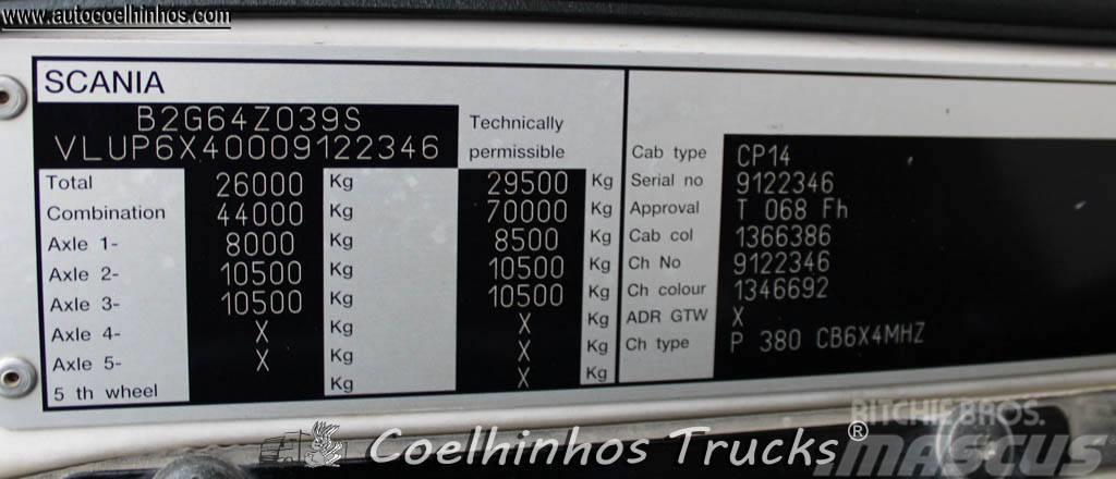 Scania P 380 + PK 15500 Tippbilar