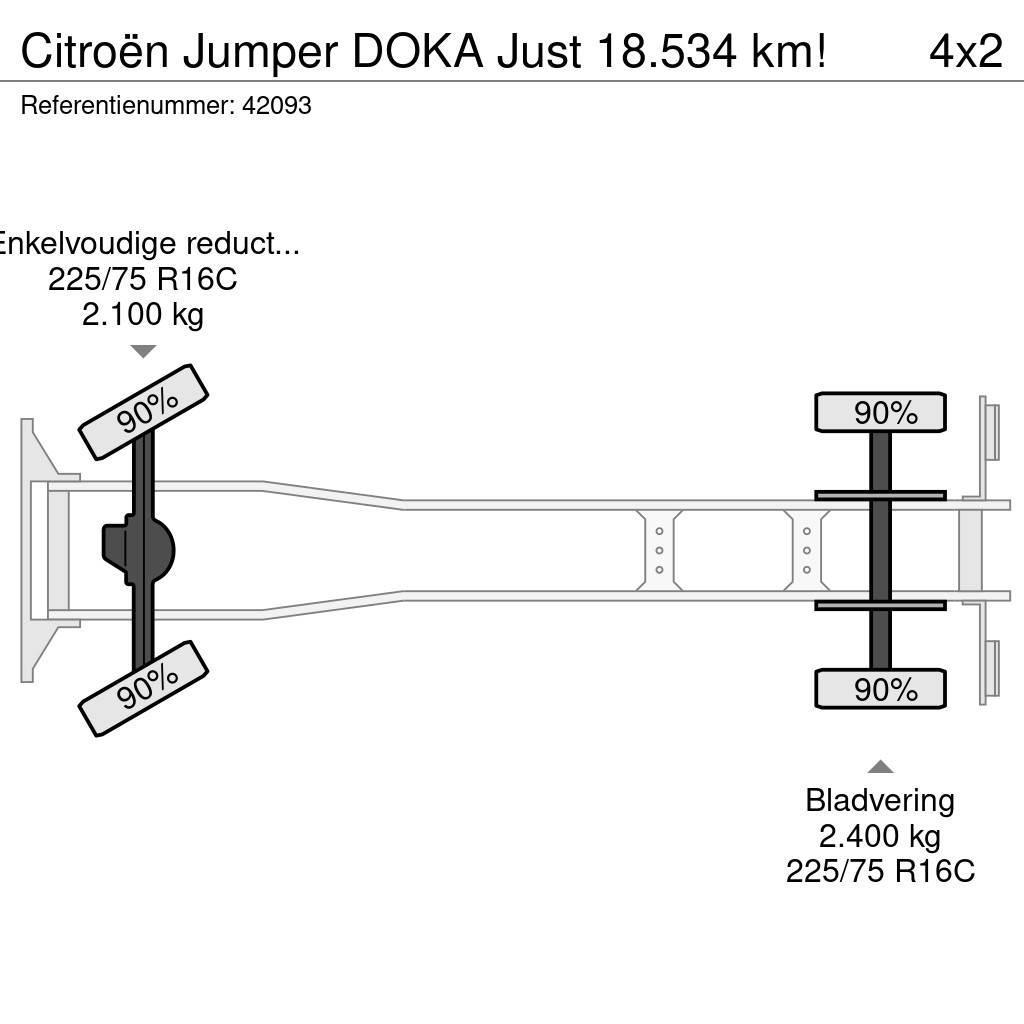 Citroën Jumper DOKA Just 18.534 km! Flakbilar