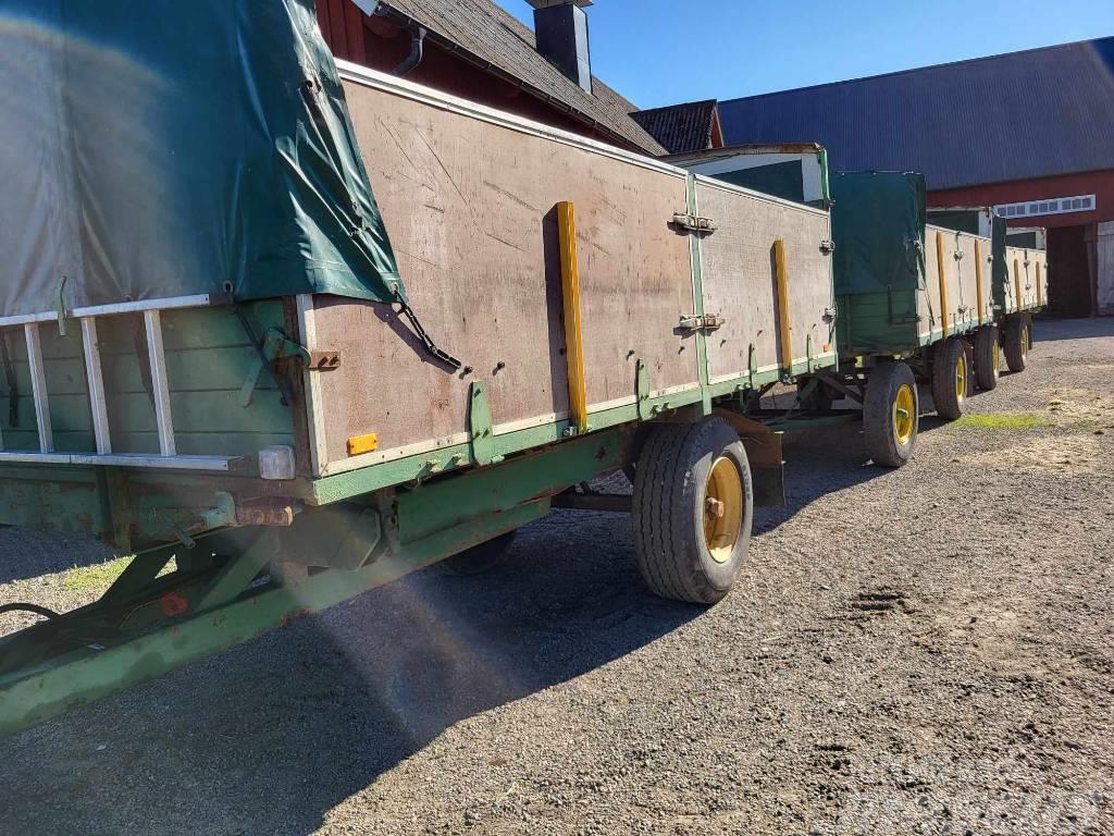  SLMA  Vagn ekipage 3 x 10 ton Spannmålsvagnar