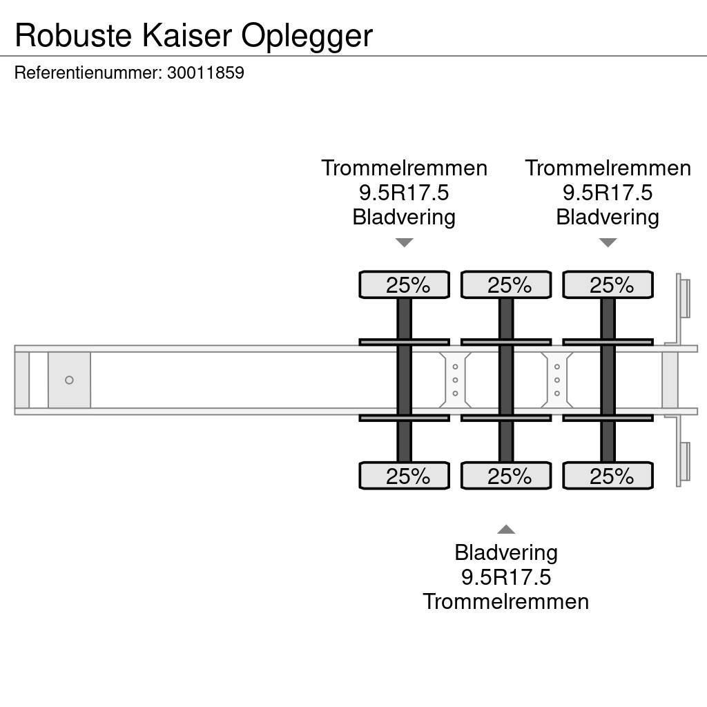 Robuste Kaiser Oplegger Låg lastande semi trailer