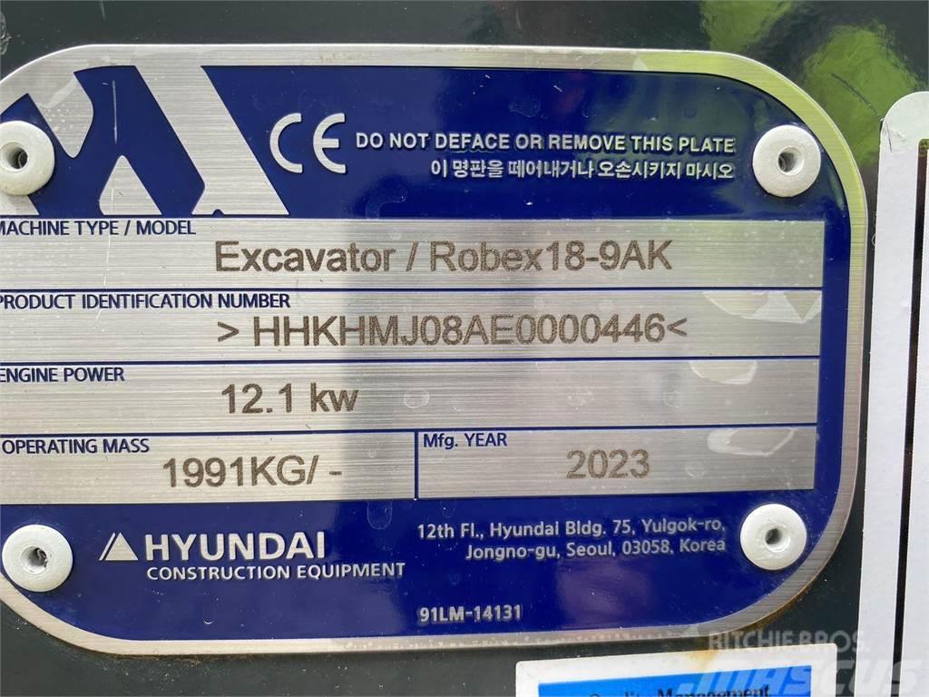 Hyundai R18-9AK Hjulgrävare