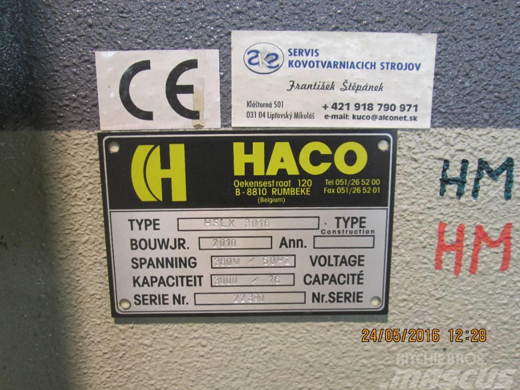  HACO HSLX 3016 Övrigt