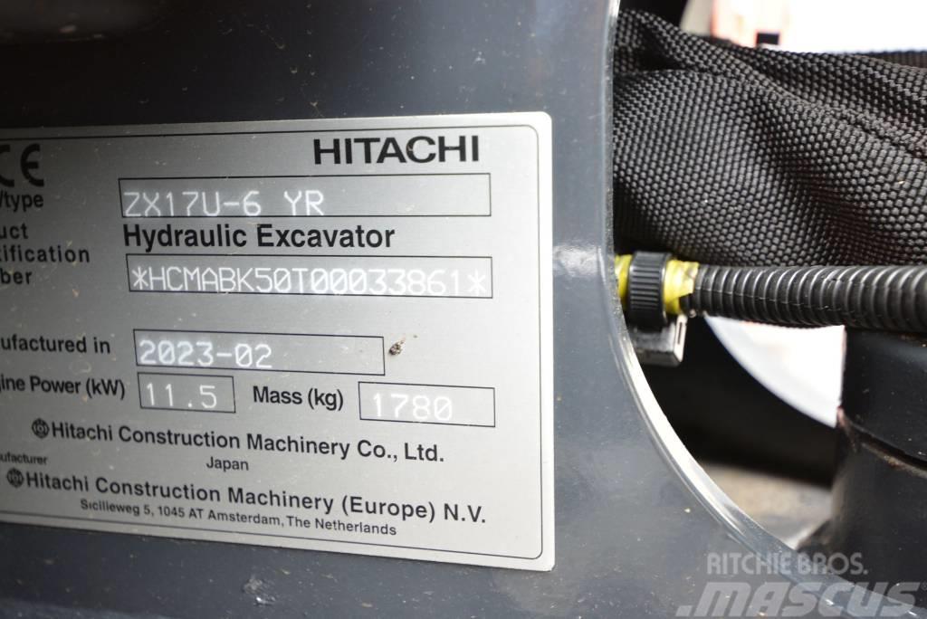 Hitachi ZX 17 U-6 Minigrävare < 7t