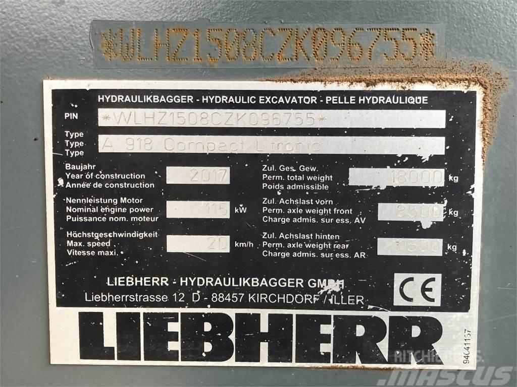 Liebherr A918 Compact Hjulgrävare