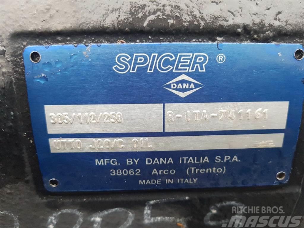 Fantuzzi SF60-EF1200-Spicer Dana 305/112/258-Axle/Achse/As Hjulaxlar