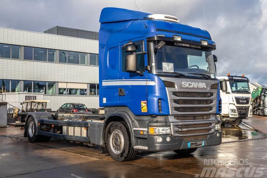Scania R360+E5+INTARDER+DHOLLANDIA Lastväxlare med kabellift