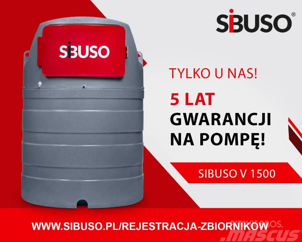 Sibuso 1500L zbiornik dwupłaszczowy Diesel Tankbehållare
