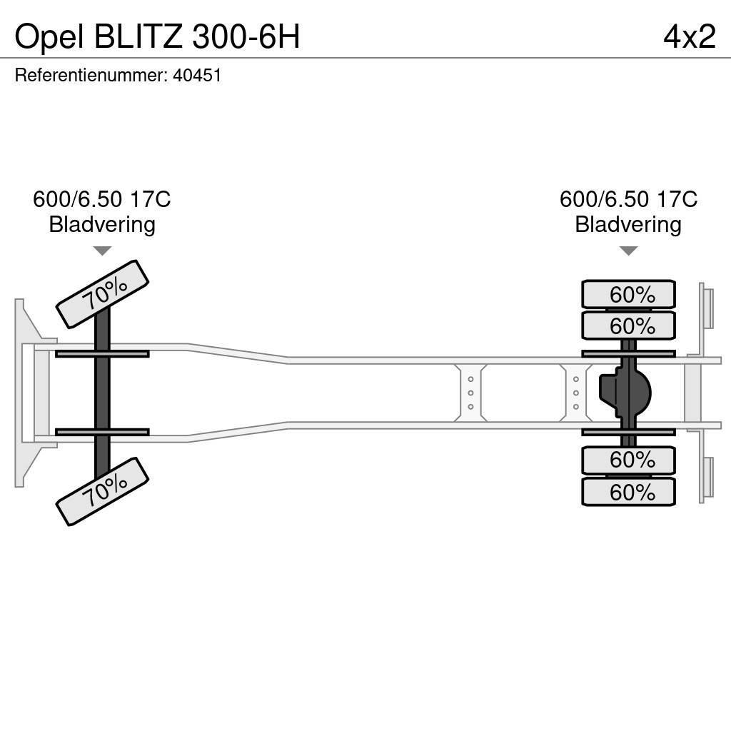 Opel BLITZ 300-6H Flakbilar