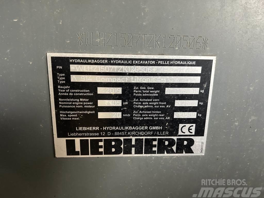 Liebherr A 914 Compact Litronic Hjulgrävare