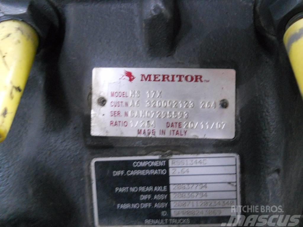 Meritor / Renault RSS1344C / RSS 1344 C / MS17X / MS 17 X Hjulaxlar
