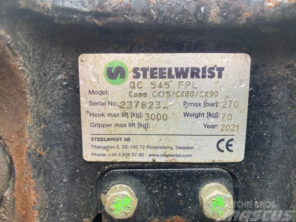 Steelwrist QC S45 Redskapsfäste/ adaptrar