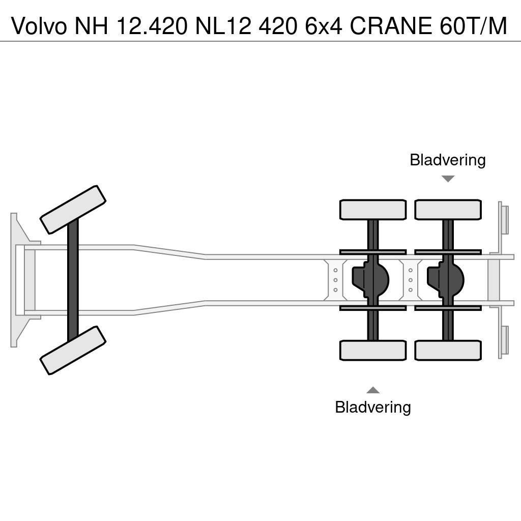 Volvo NH 12.420 NL12 420 6x4 CRANE 60T/M Allterrängkranar