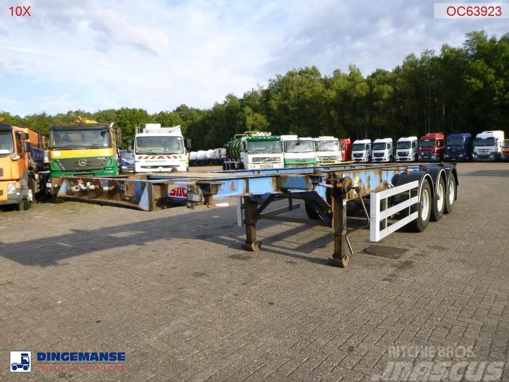 SDC 3-axle container trailer 20-30 ft + ADR Containertrailer
