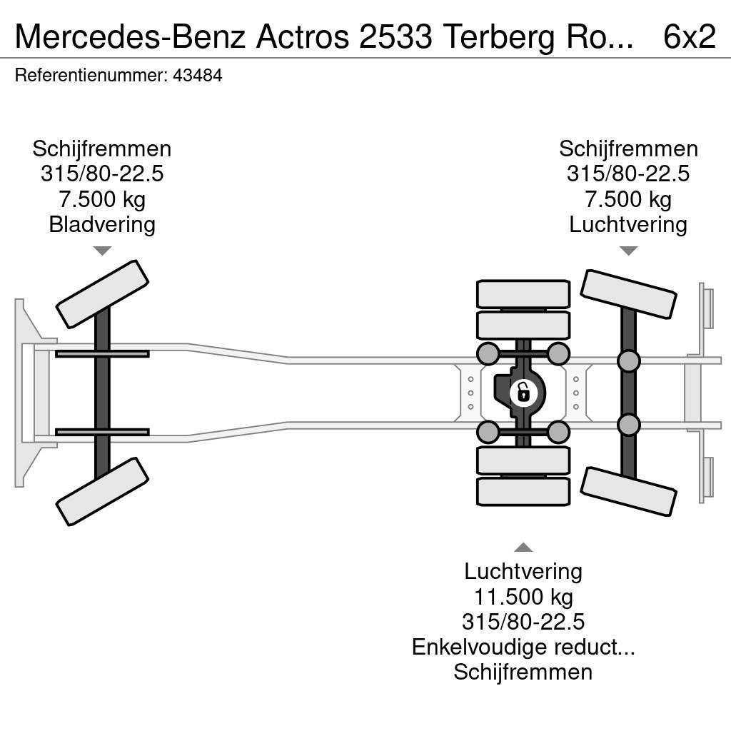 Mercedes-Benz Actros 2533 Terberg RosRoca 23m³ Sopbilar
