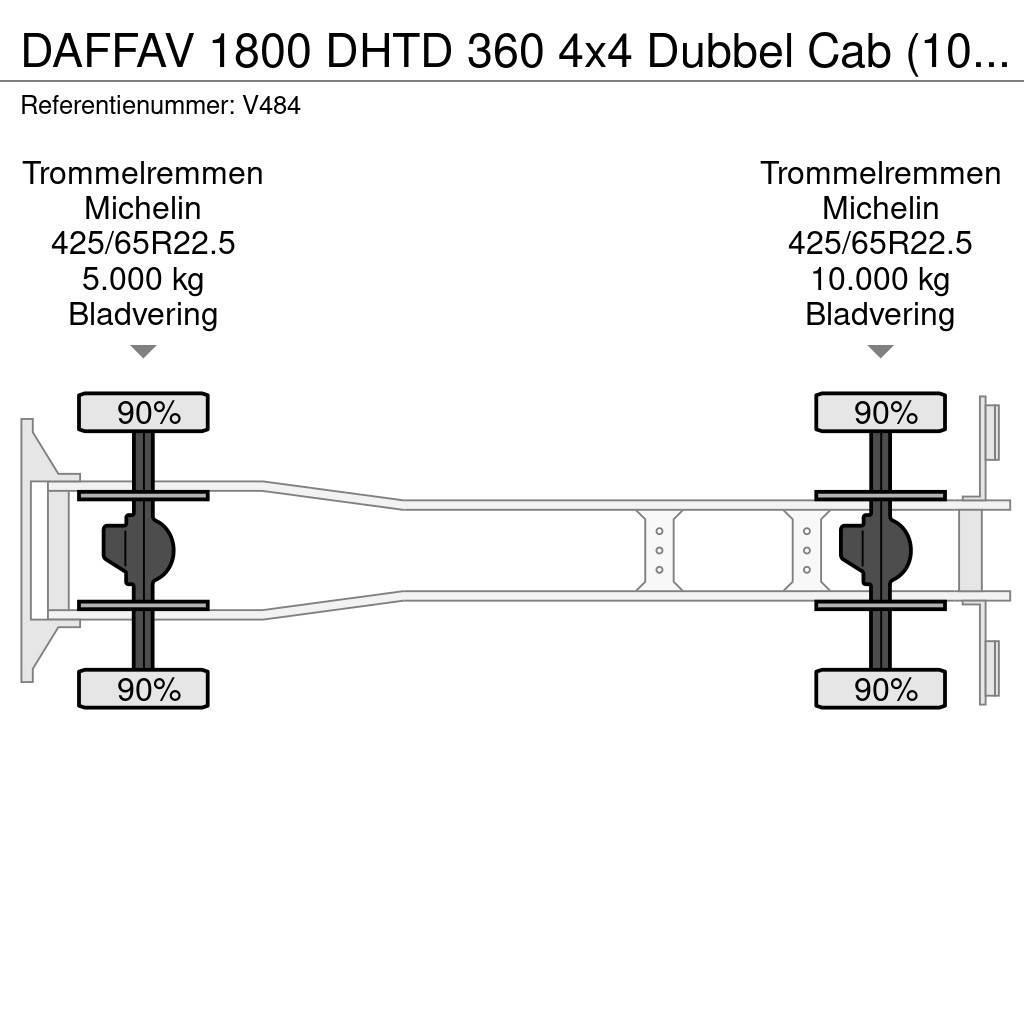 DAF FAV 1800 DHTD 360 4x4 Dubbel Cab (10 pers) Ziegler Brandbilar