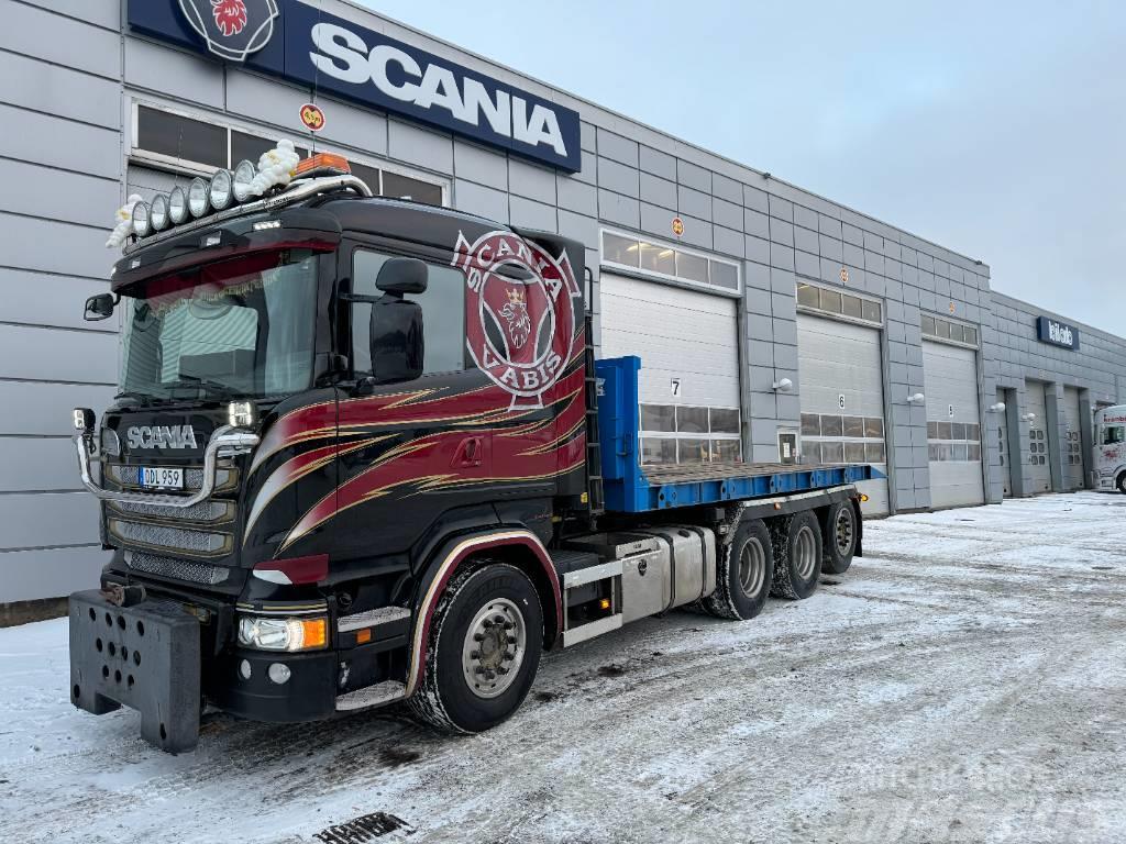 Scania Scania R580lb8x4*4 full plog Lastväxlare/Krokbilar
