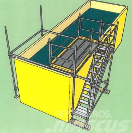  Container-Einrüstung Absetzbecken 1-Feld / 3-Feld  Byggställningar