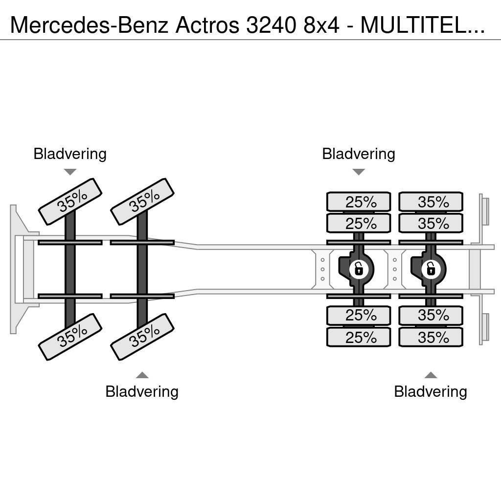 Mercedes-Benz Actros 3240 8x4 - MULTITEL J350TA Hoogwerker - Sky Billyftar