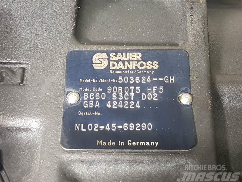 Sauer Danfoss 90R075HF5BC60 - 503624-GH - Drive pump/Fahrpumpe Hydraulik