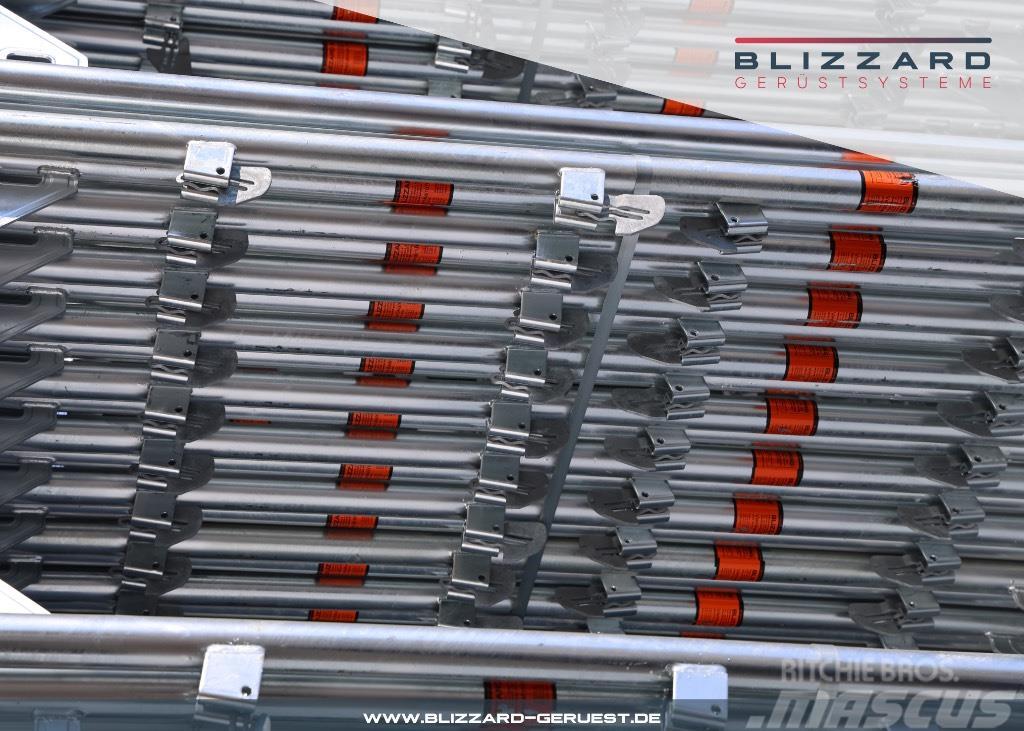 Blizzard S70 488 m² neues Gerüst aus Stahl + Aluböden Byggställningar