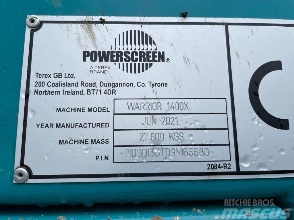 PowerScreen Warrior 1400 X Mobila sorteringsverk