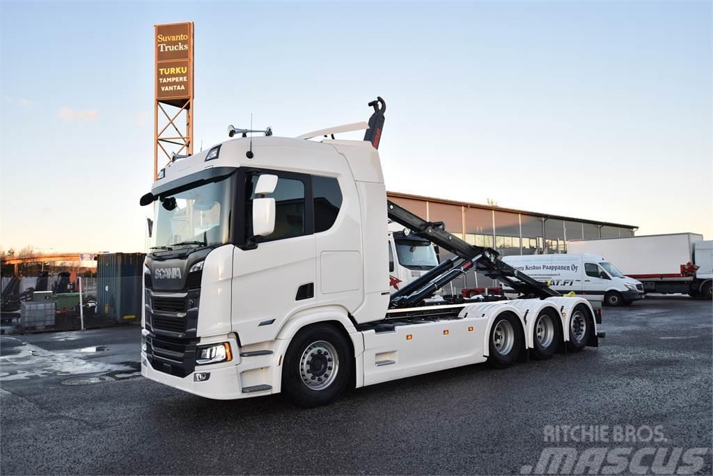 Scania R560 Super 8x4 Lastväxlare/Krokbilar