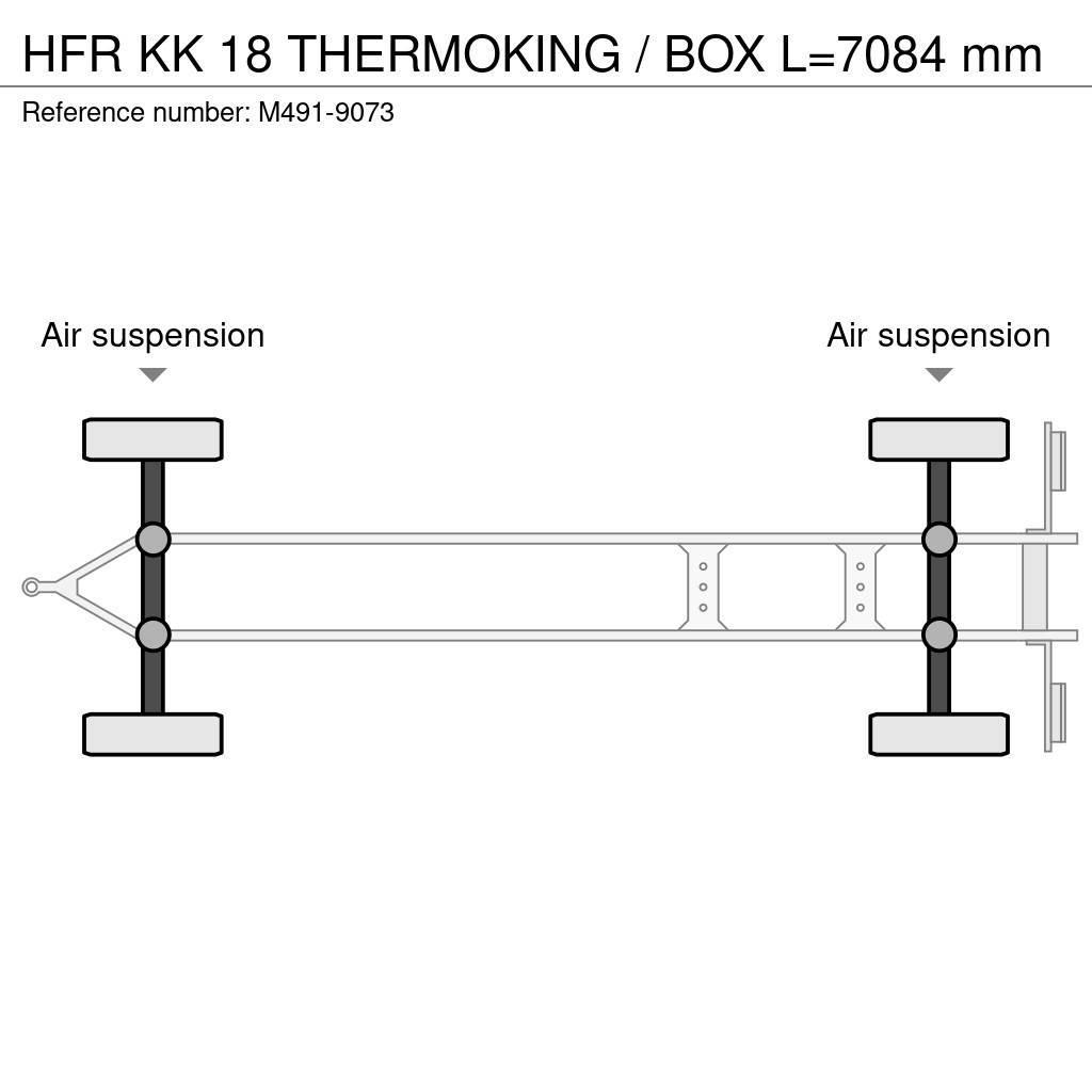 HFR KK 18 THERMOKING / BOX L=7084 mm Skåpsläp Kyl/fry/Värme