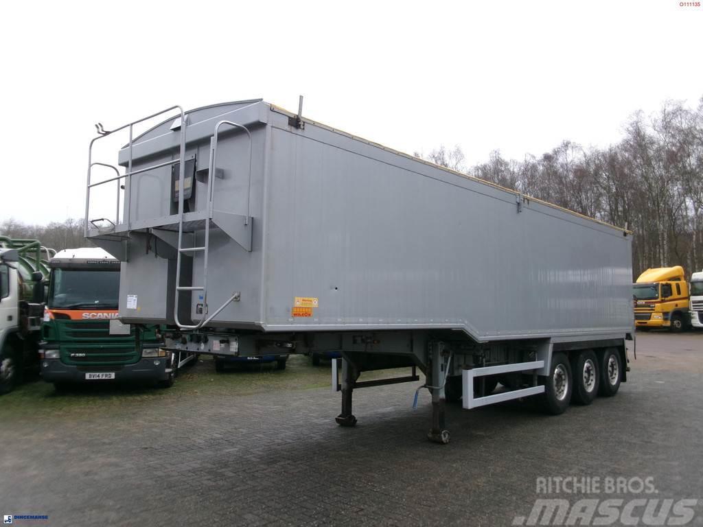Wilcox Tipper trailer alu 52 m3 + tarpaulin Tipptrailer