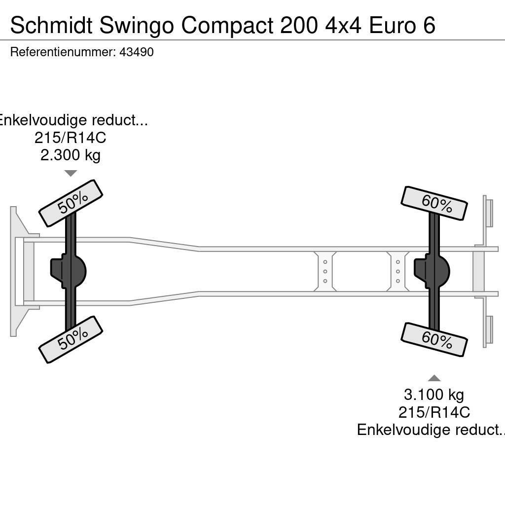 Schmidt Swingo Compact 200 4x4 Euro 6 Sopmaskiner