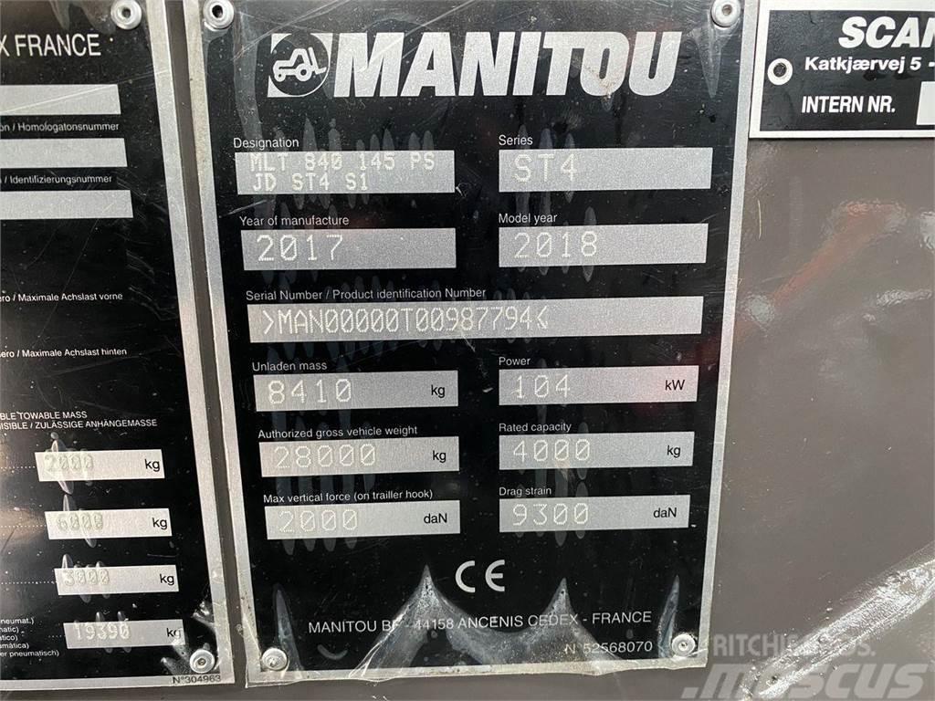 Manitou MLT840-145PS ELITE Redskapsbärare för lantbruk