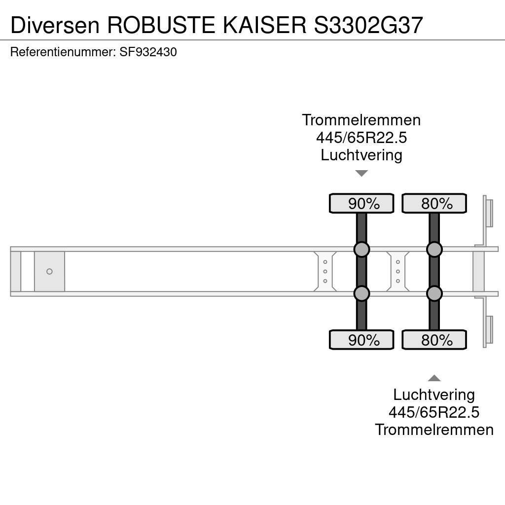 Robuste Kaiser S3302G37 Tipptrailer