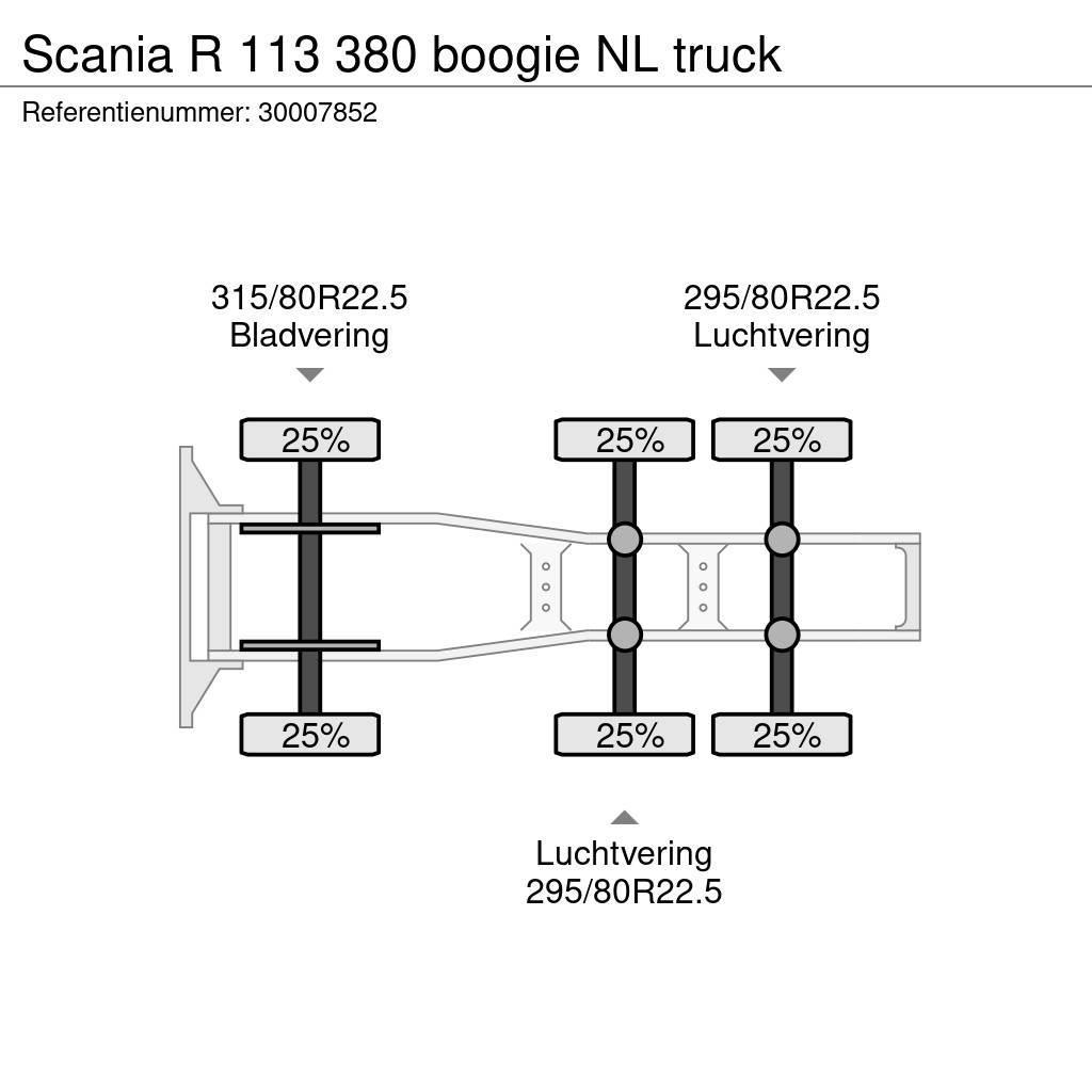 Scania R 113 380 boogie NL truck Dragbilar