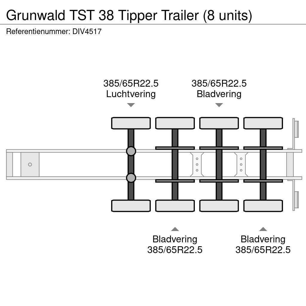 Grunwald TST 38 Tipper Trailer (8 units) Tipptrailer
