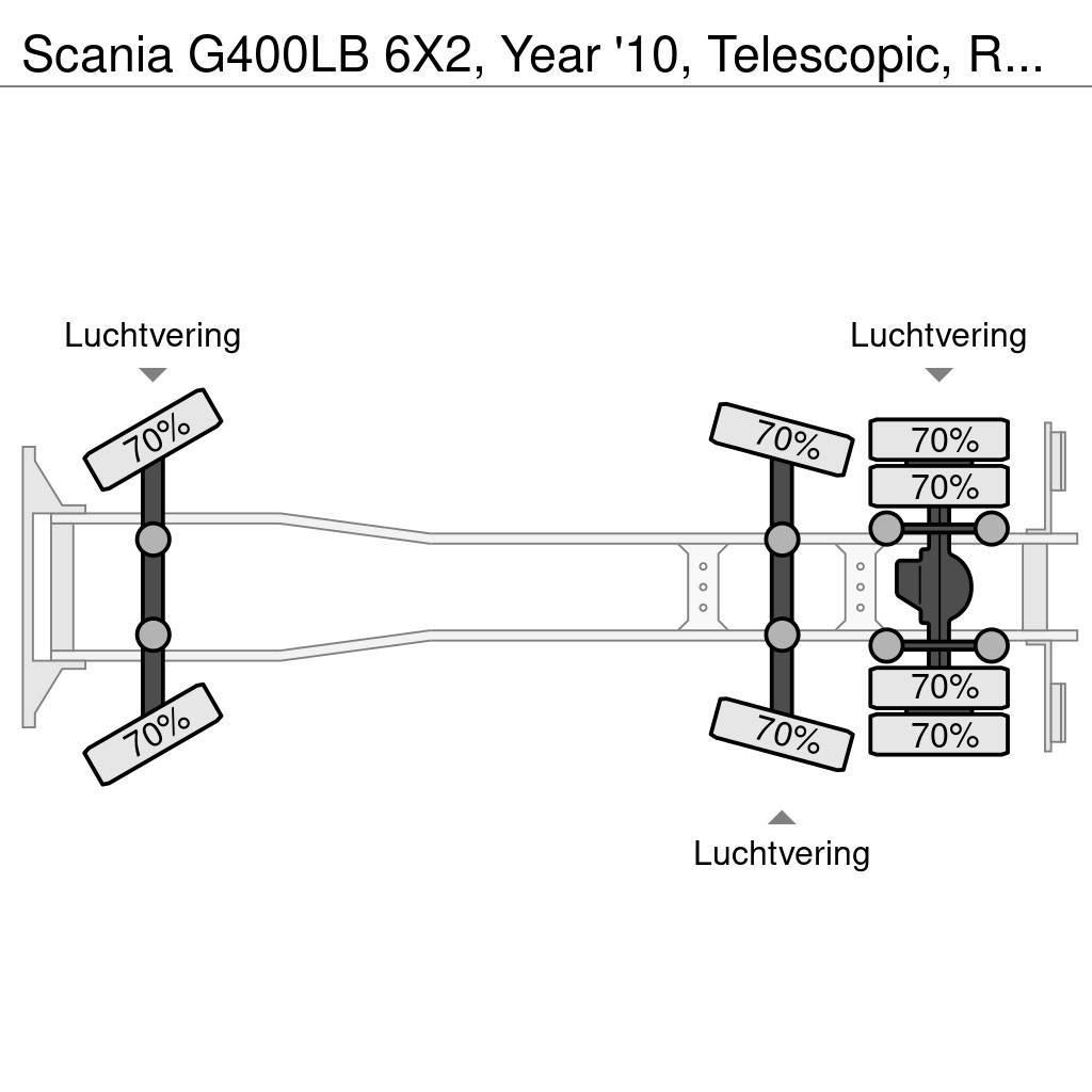 Scania G400LB 6X2, Year '10, Telescopic, Remote control! Liftdumperbilar