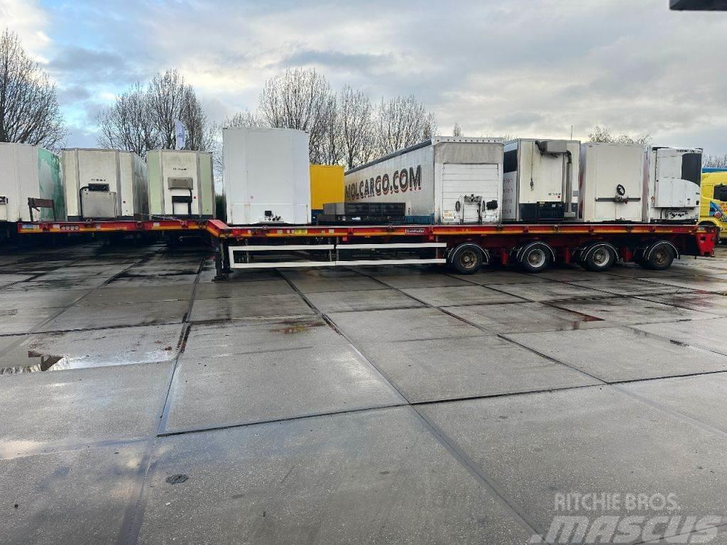 Goldhofer TRIPPLE EXTENDABLE , Totale 51 M 4 AXEL STEERING Låg lastande semi trailer