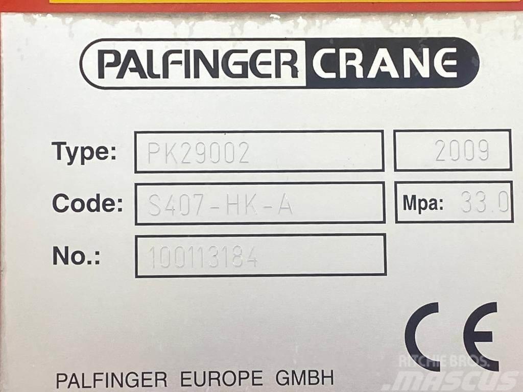 Palfinger PK29002 + REMOTE + 4X OUTRIGGER PK29002 Styckegodskranar