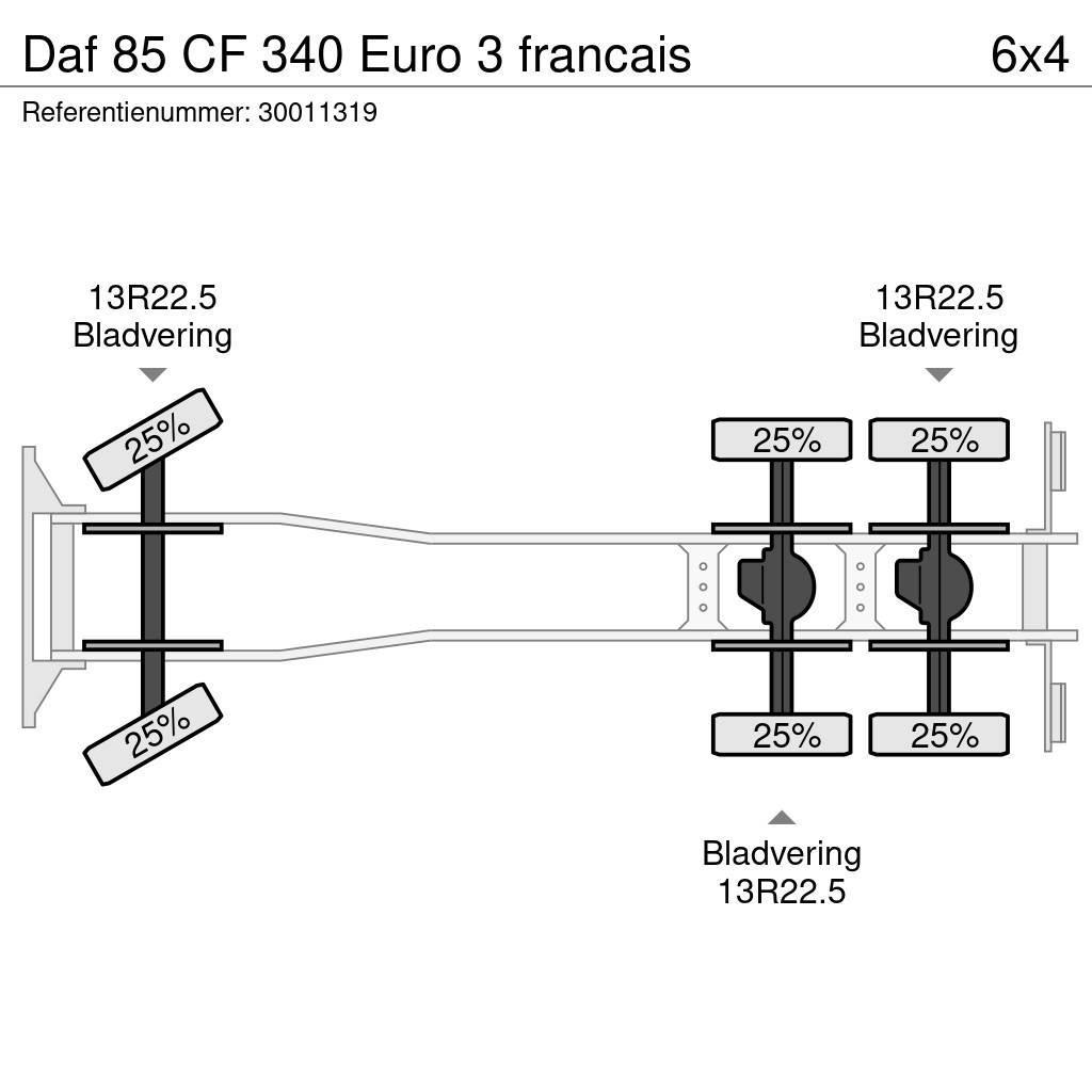 DAF 85 CF 340 Euro 3 francais Flakbilar