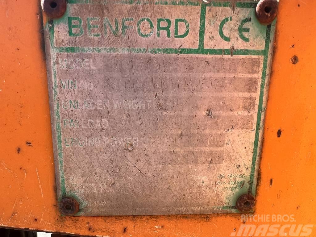 Benford 6000 PS 6T dömper Midjestyrd dumper