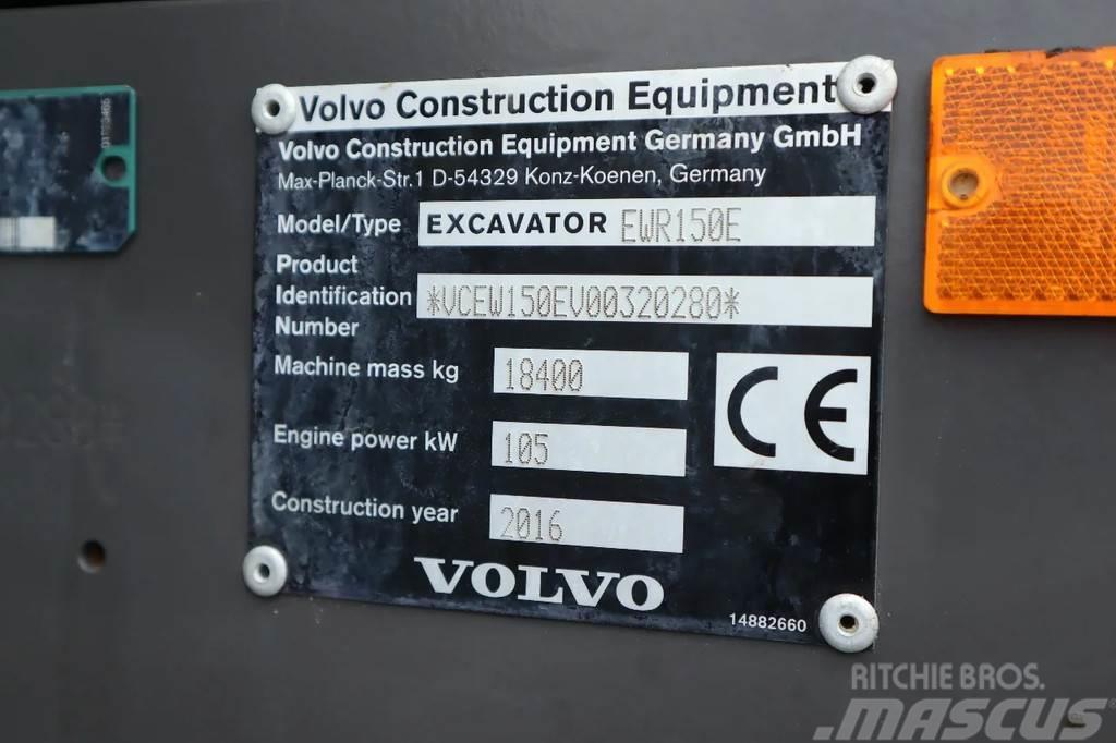 Volvo EWR 150 E | TILTROTATOR | BUCKET | OUTRIGGERS | TR Hjulgrävare