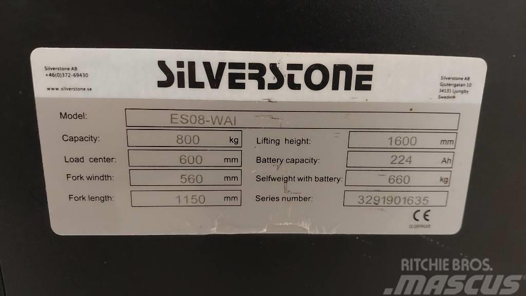 Silverstone ledestabler med initialløft 1,6 m løftehøyde Staplare-led