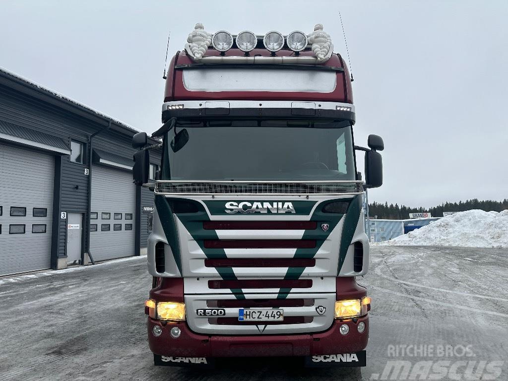 Scania R500 6x2 hiab nosturilla Dragbilar