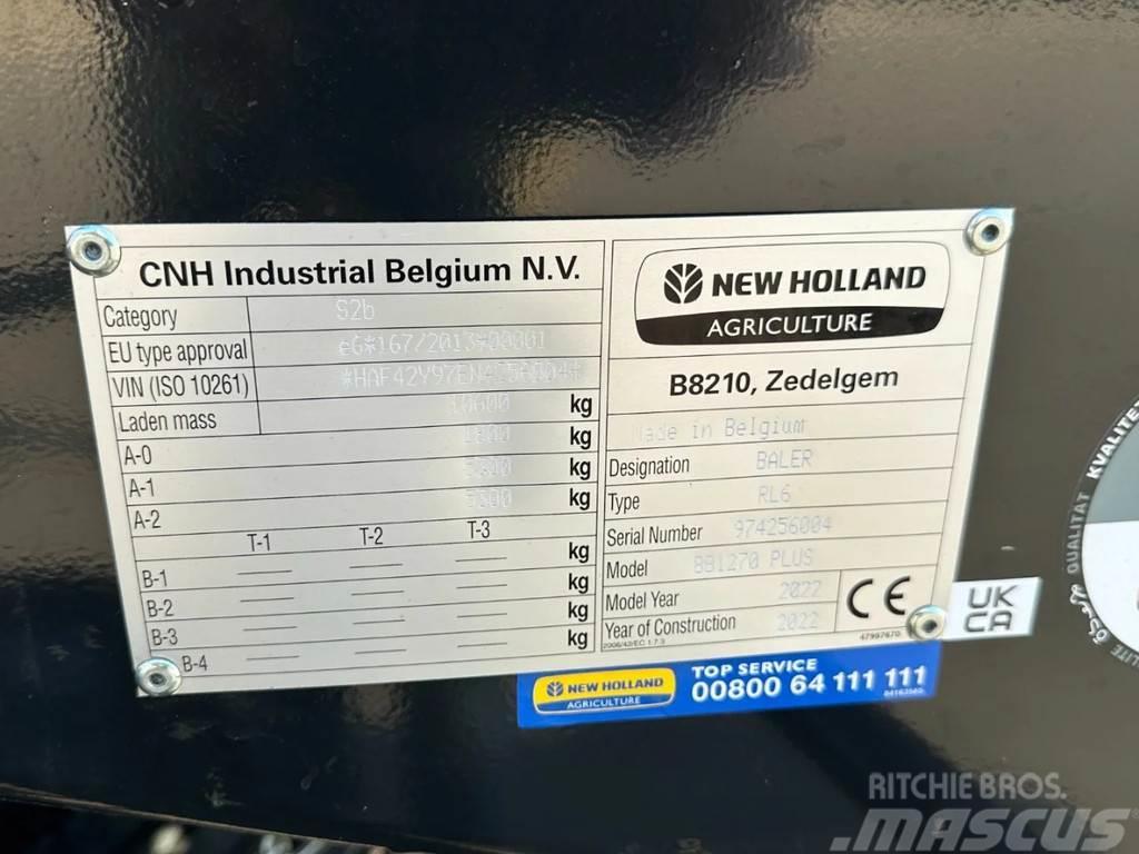New Holland Bigbaler 1270 Plus bj 2022 met 3000 balen Fälthackar