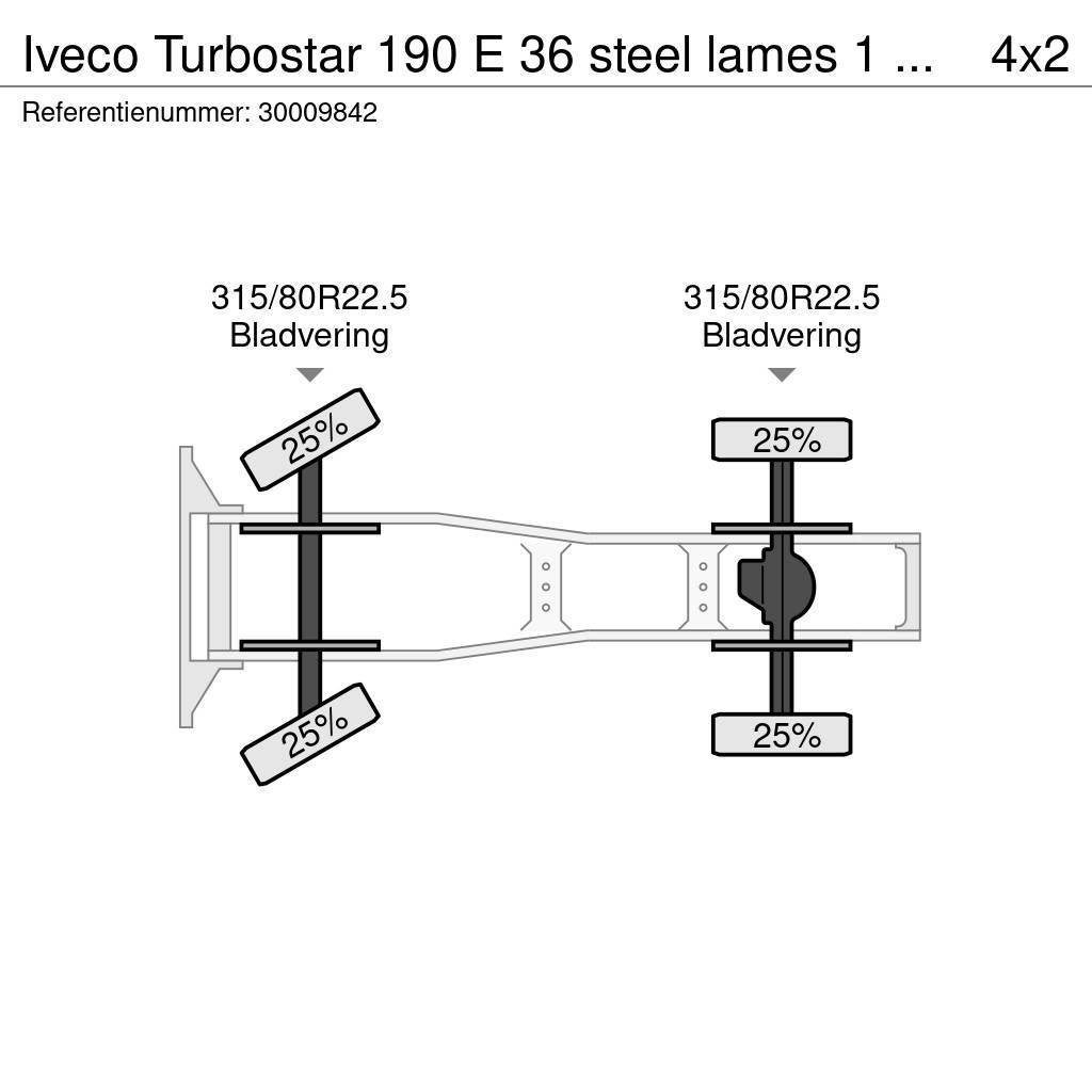 Iveco Turbostar 190 E 36 steel lames 1 hand Dragbilar